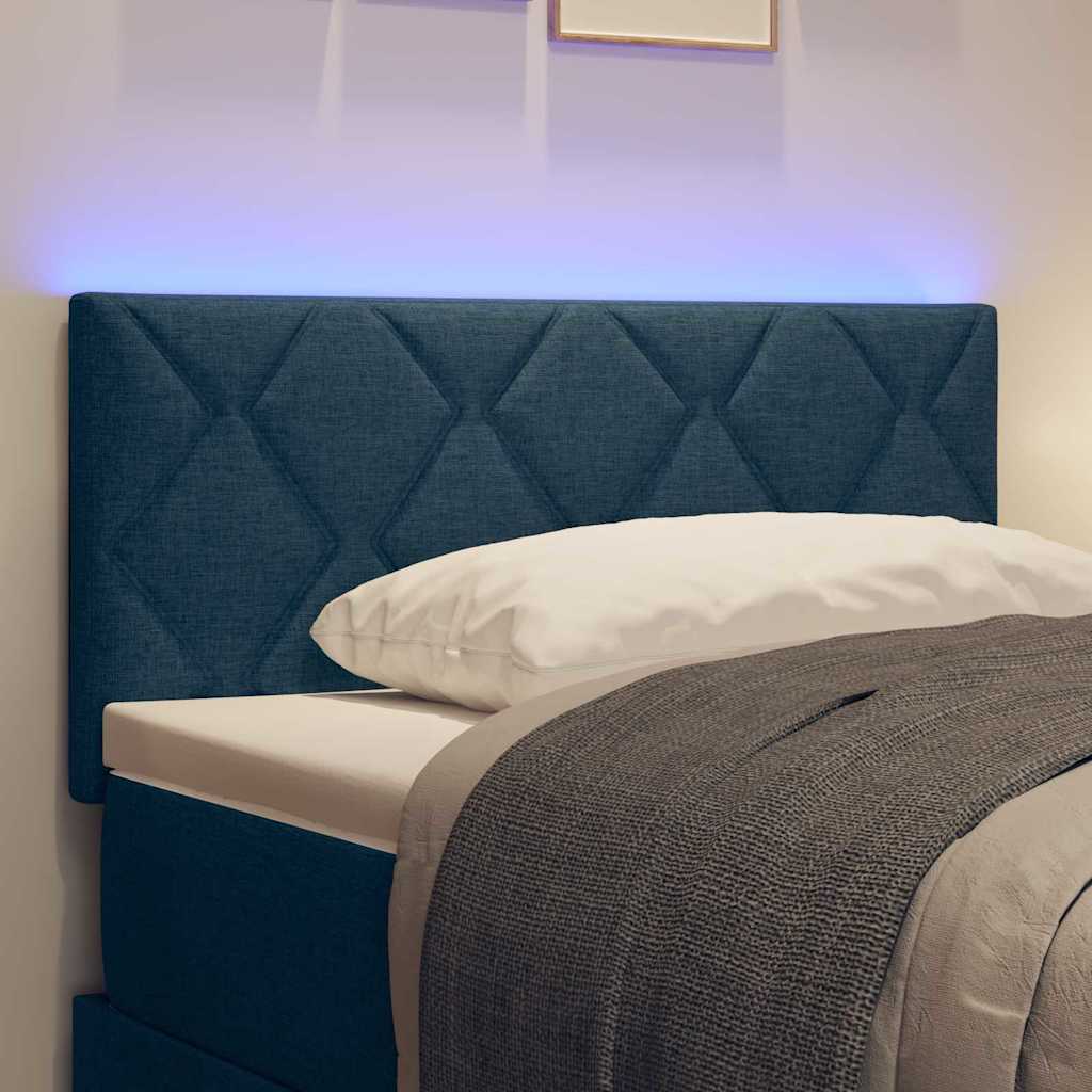 vidaXL Kopfteil Blau 100 cm Stoff
