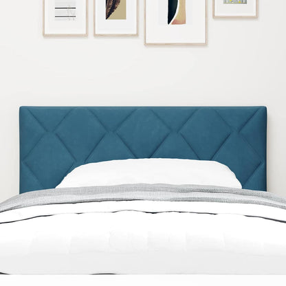 vidaXL LED Kopfteil Dunkelblau 100 cm Kunstleder