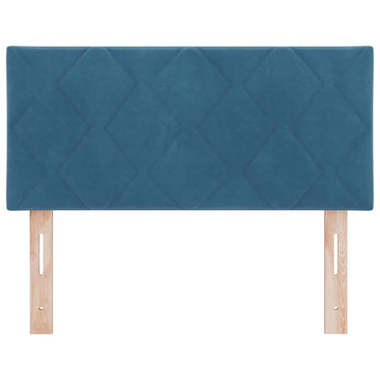vidaXL LED Kopfteil Dunkelblau 100 cm Kunstleder