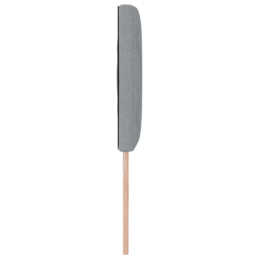 vidaXL Kopfteil Hellgrau 160 cm Stoff