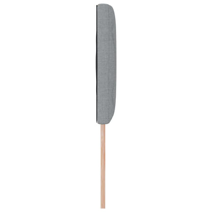 vidaXL Kopfteil Hellgrau 160 cm Stoff