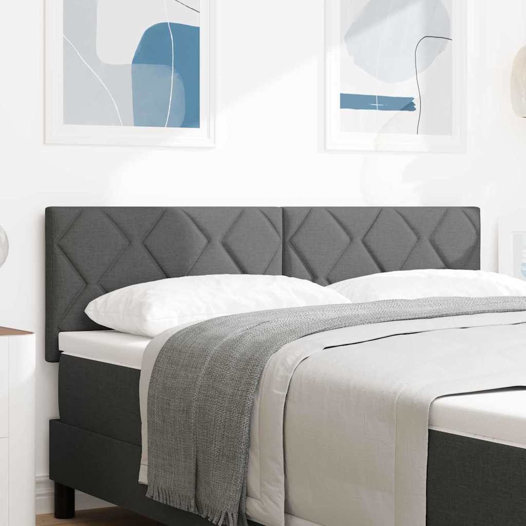 vidaXL Kopfteil Grau 160 cm Stoff
