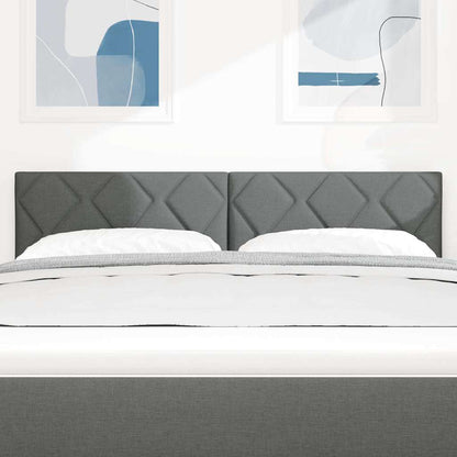 vidaXL Kopfteil Grau 160 cm Stoff