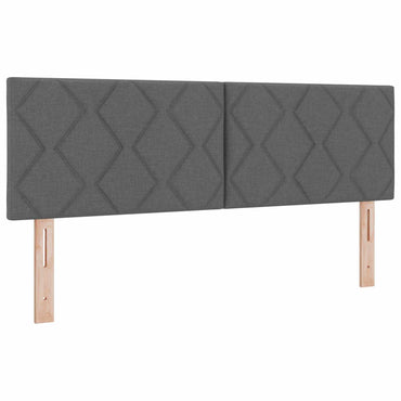 vidaXL Kopfteil Grau 160 cm Stoff