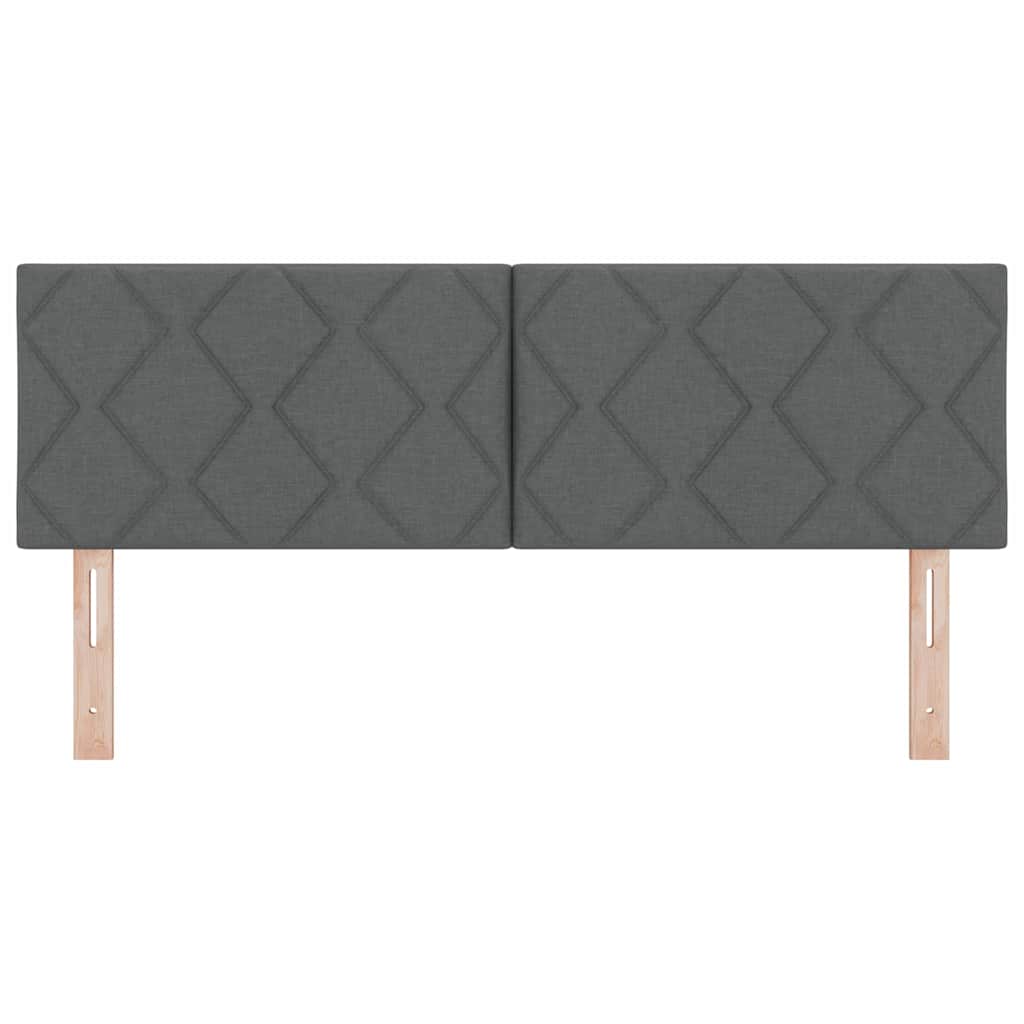 vidaXL Kopfteil Grau 160 cm Stoff