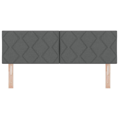 vidaXL Kopfteil Grau 160 cm Stoff