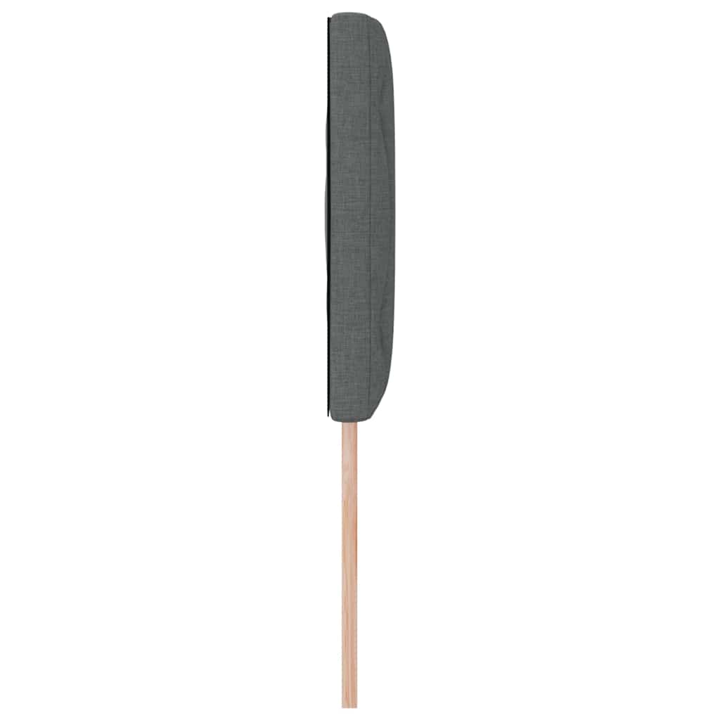 vidaXL Kopfteil Grau 160 cm Stoff
