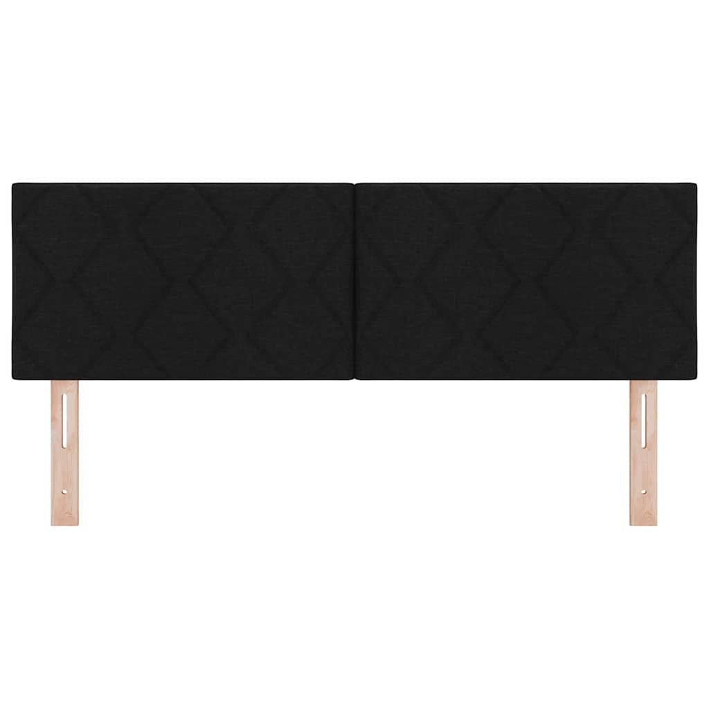vidaXL Kopfteil Schwarz 160 cm Stoff