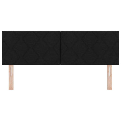 vidaXL Kopfteil Schwarz 160 cm Stoff