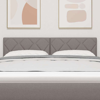 vidaXL Kopfteil Taupe 160 cm Stoff