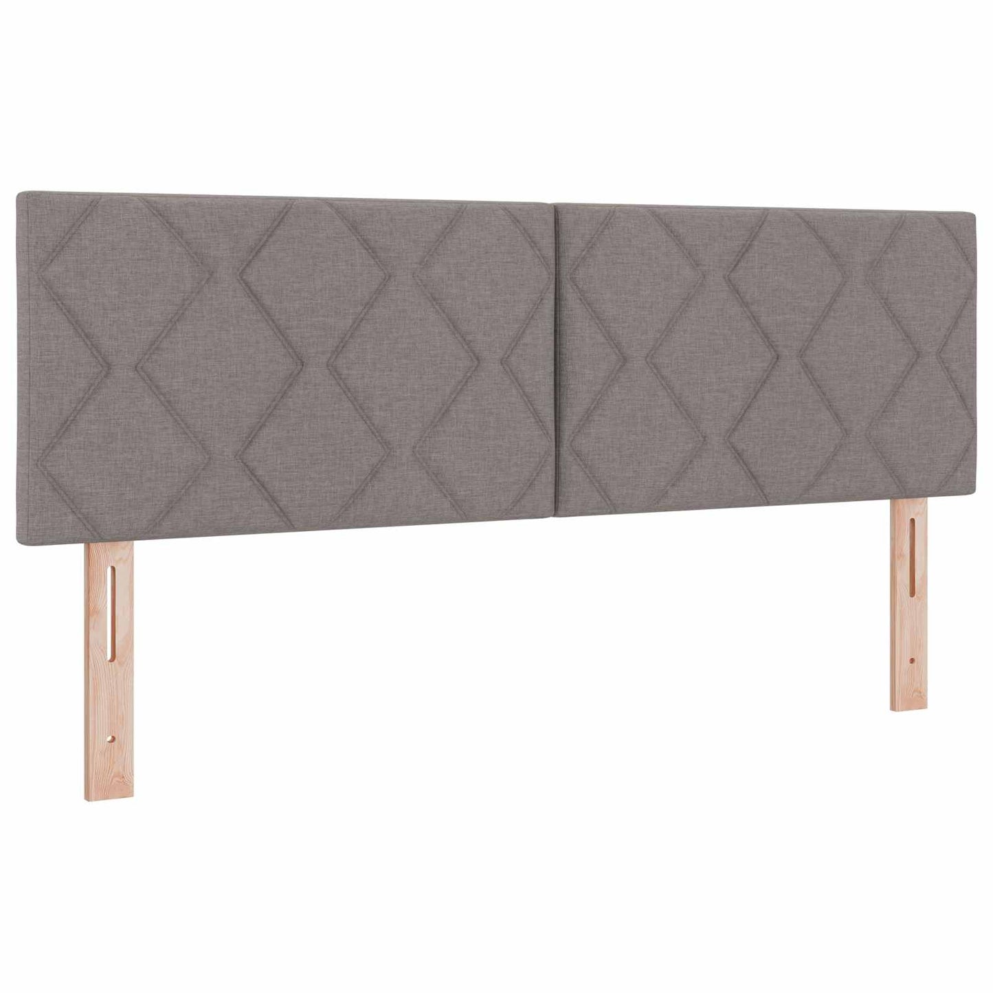 vidaXL Kopfteil Taupe 160 cm Stoff