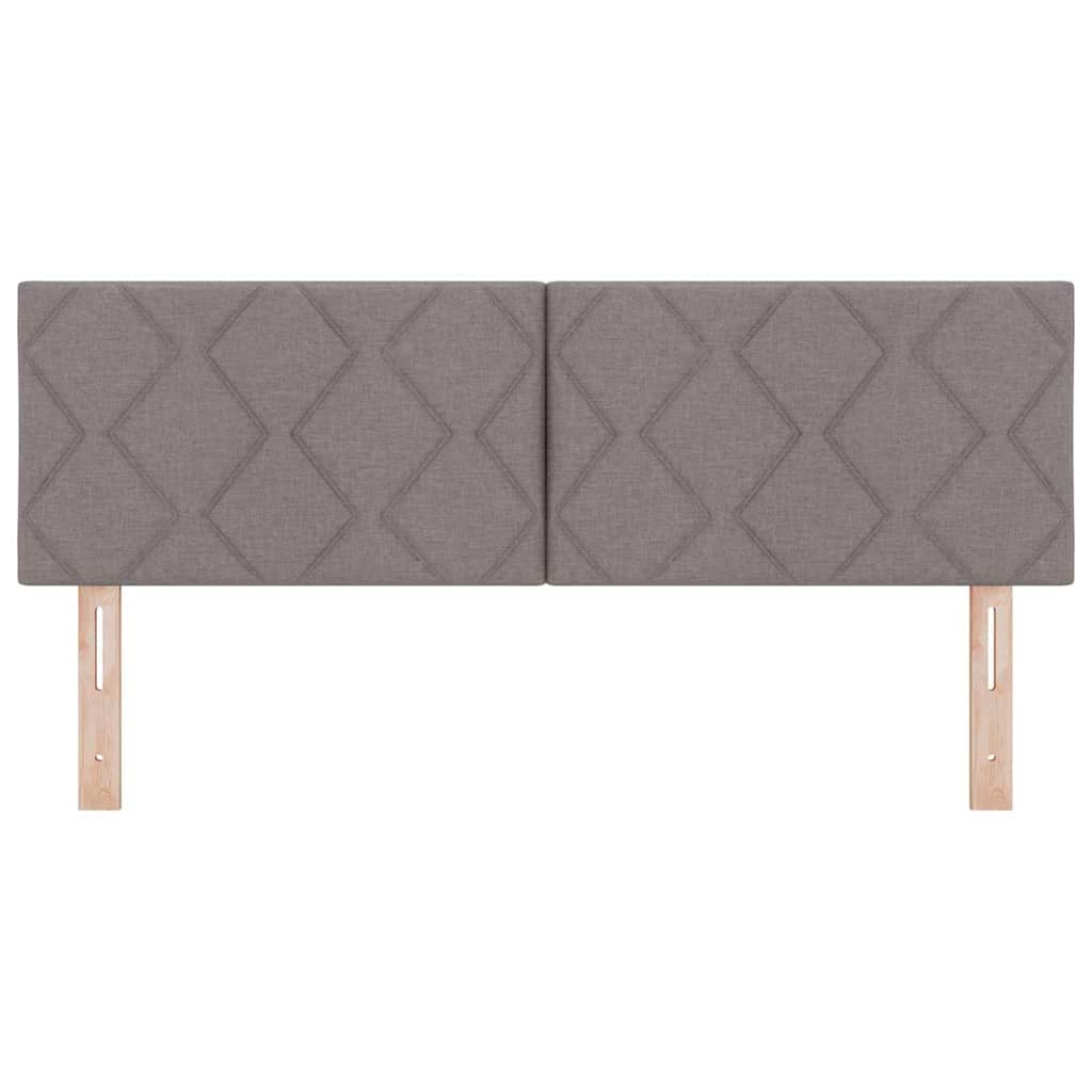 vidaXL Kopfteil Taupe 160 cm Stoff
