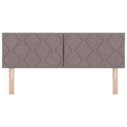 vidaXL Kopfteil Taupe 160 cm Stoff