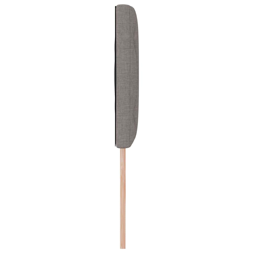 vidaXL Kopfteil Taupe 160 cm Stoff