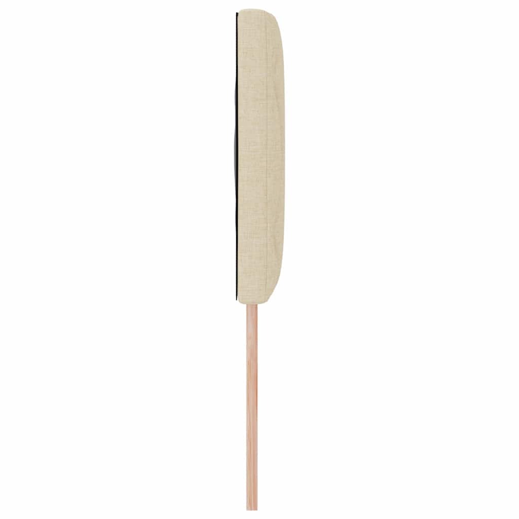 vidaXL Kopfteil Creme 160 cm Stoff