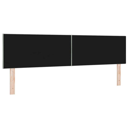 vidaXL LED Kopfteil Hellgrau 180 cm Kunstleder