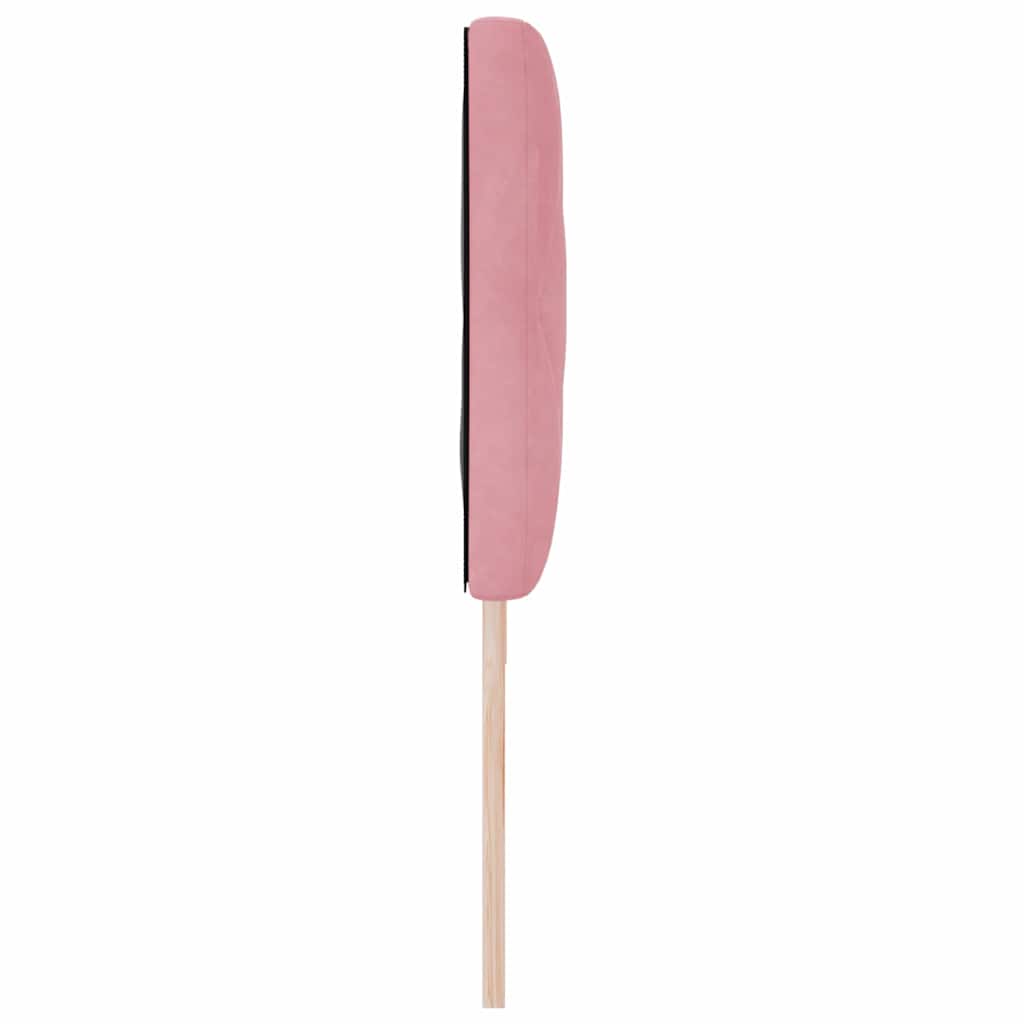 vidaXL LED Kopfteil Rosa 180 cm Kunstleder