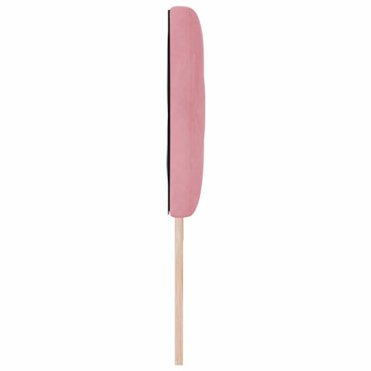 vidaXL LED Kopfteil Rosa 180 cm Kunstleder