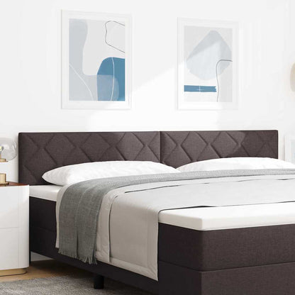 vidaXL Kopfteil Braun 200 cm Stoff