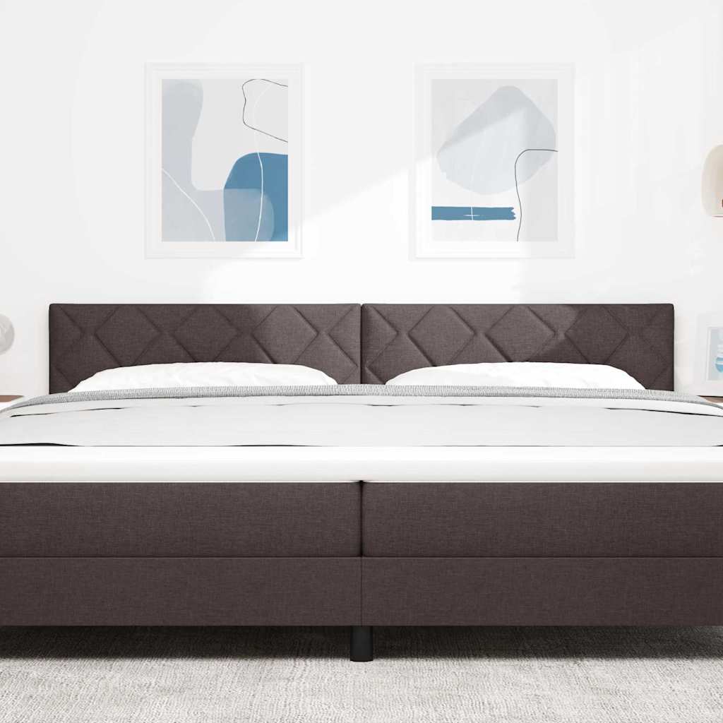 vidaXL Kopfteil Braun 200 cm Stoff