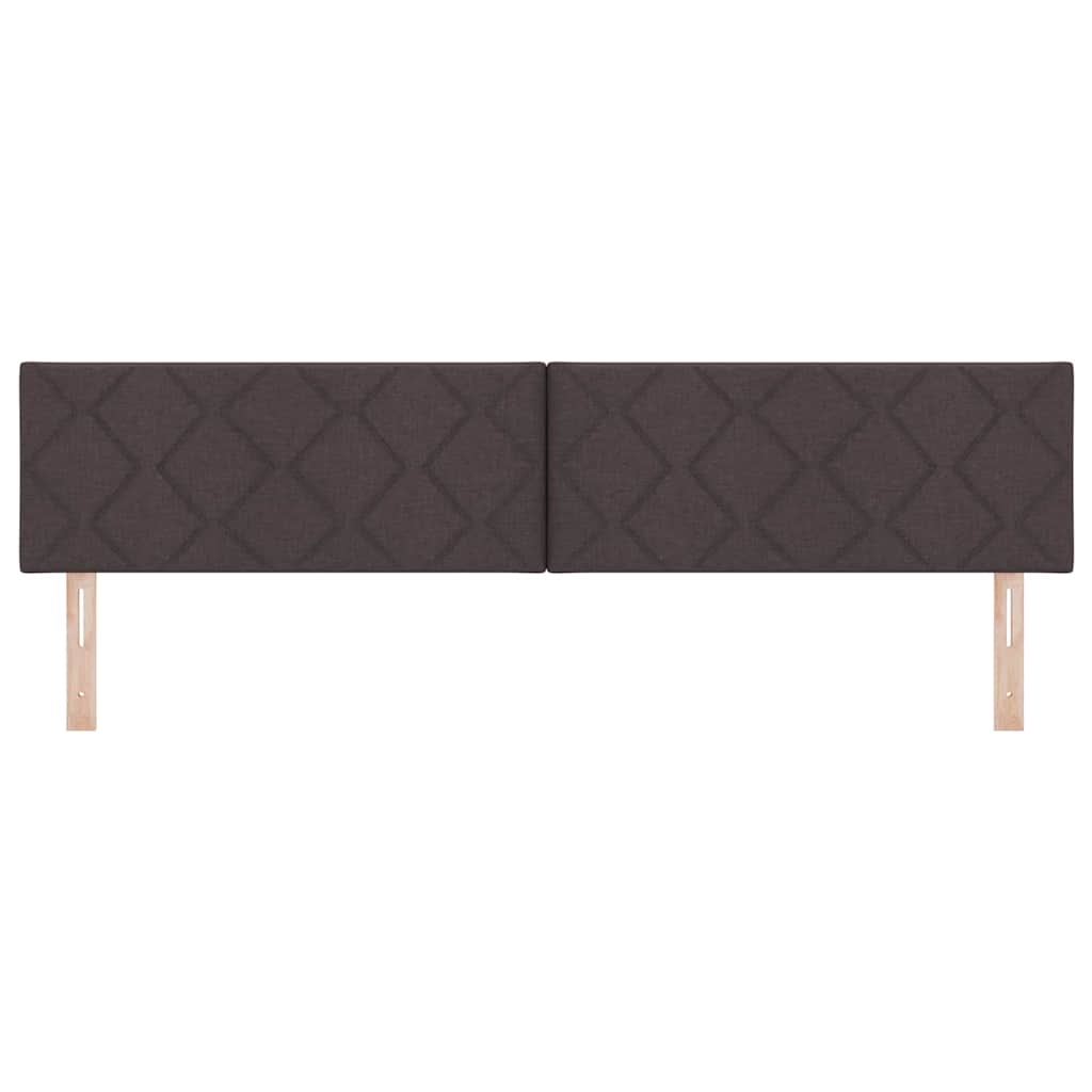 vidaXL Kopfteil Braun 200 cm Stoff