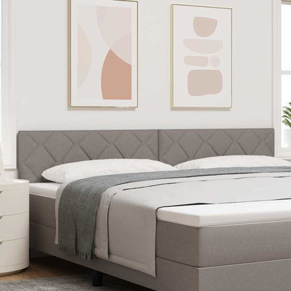 vidaXL Kopfteil Taupe 200 cm Stoff
