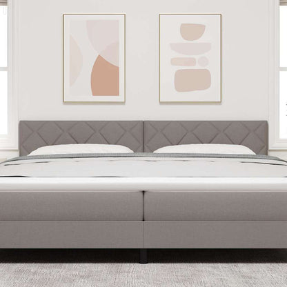 vidaXL Kopfteil Taupe 200 cm Stoff