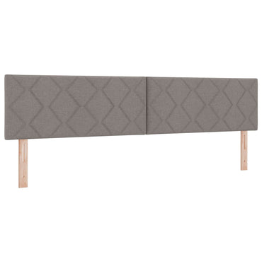 vidaXL Kopfteil Taupe 200 cm Stoff