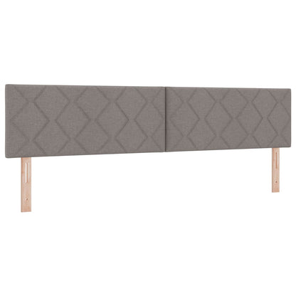 vidaXL Kopfteil Taupe 200 cm Stoff