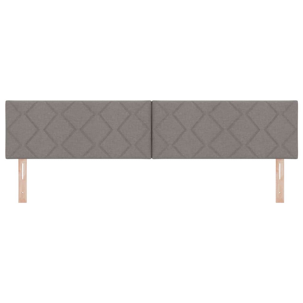 vidaXL Kopfteil Taupe 200 cm Stoff