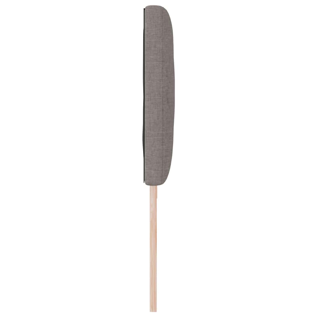 vidaXL Kopfteil Taupe 200 cm Stoff