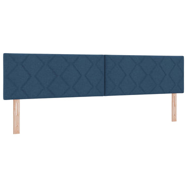 vidaXL Kopfteil Blau 200 cm Stoff