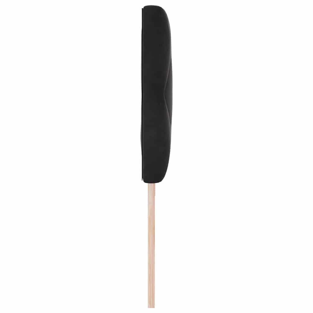 vidaXL LED Kopfteil Schwarz 200 cm Kunstleder