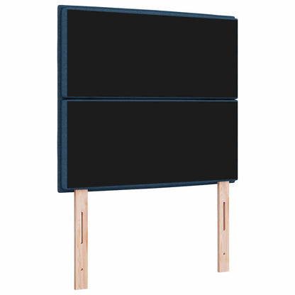 vidaXL LED Kopfteil mit LED-Lichtleisten Blau 80 cm Polyester