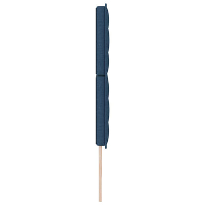 vidaXL LED Kopfteil mit LED-Lichtleisten Blau 180 cm Polyester