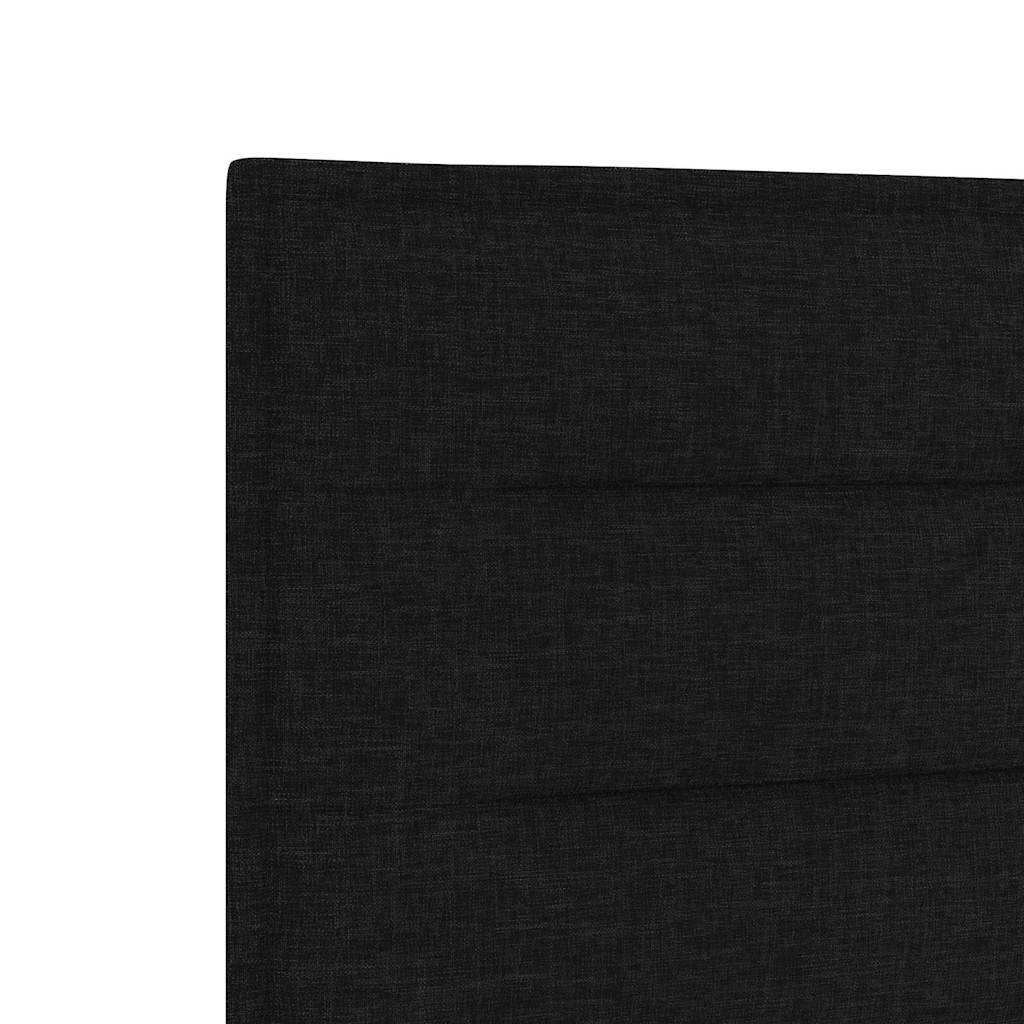 vidaXL LED Kopfteil mit LED-Lichtleisten Schwarz 200 cm Polyester