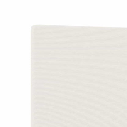vidaXL LED Kopfteil mit LED-Lichtleisten Creme 90 cm Polyester