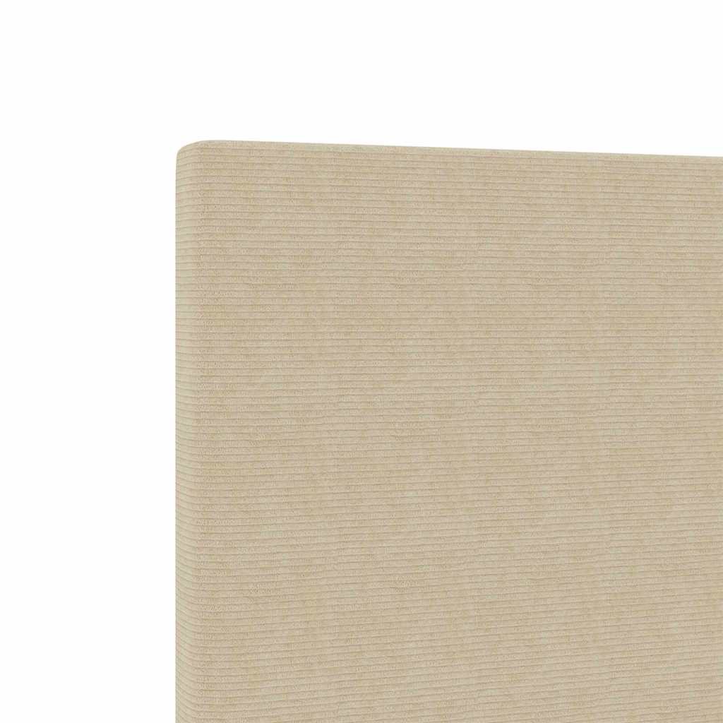 vidaXL LED Kopfteil mit LED-Lichtleisten Grau-Grün 90 cm Polyester