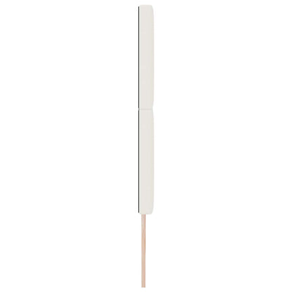 vidaXL LED Kopfteil mit LED-Lichtleisten Creme 180 cm Polyester