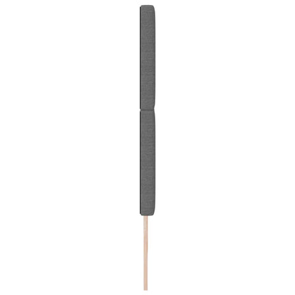 vidaXL Tête de lit LED avec bandes lumineuses LED Gris clair 200 cm Polyester