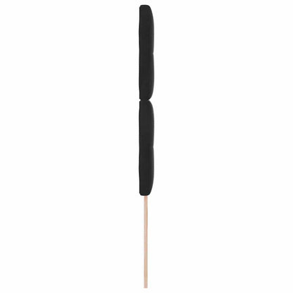 vidaXL LED Kopfteil mit LED-Lichtleisten Schwarz 80 cm Polyester