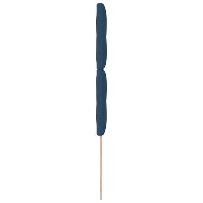 vidaXL LED Kopfteil mit LED-Lichtleisten Blau 90 cm Polyester