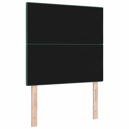 vidaXL LED Kopfteil mit LED-Lichtleisten Grün 90 cm Polyester
