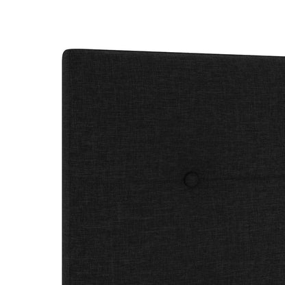 vidaXL LED Kopfteil mit LED-Lichtleisten Schwarz 100 cm Polyester