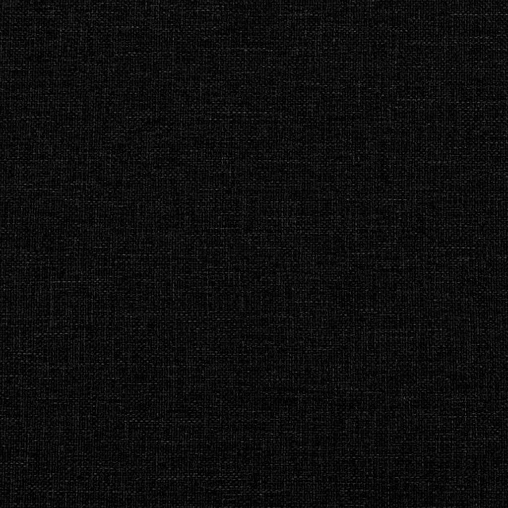 vidaXL LED Kopfteil mit LED-Lichtleisten Schwarz 100 cm Polyester