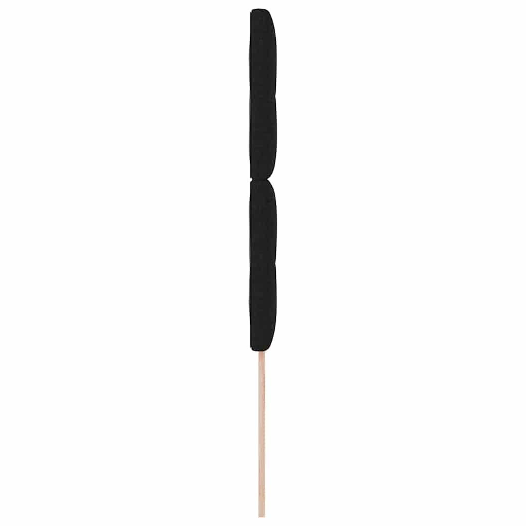vidaXL LED Kopfteil mit LED-Lichtleisten Schwarz 100 cm Polyester