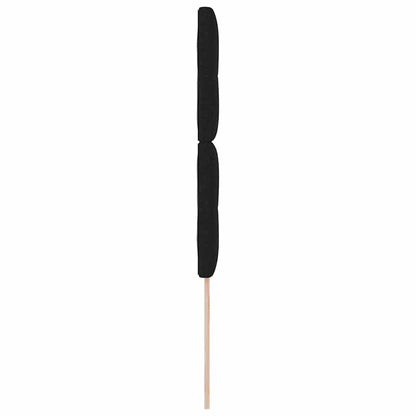 vidaXL LED Kopfteil mit LED-Lichtleisten Schwarz 100 cm Polyester