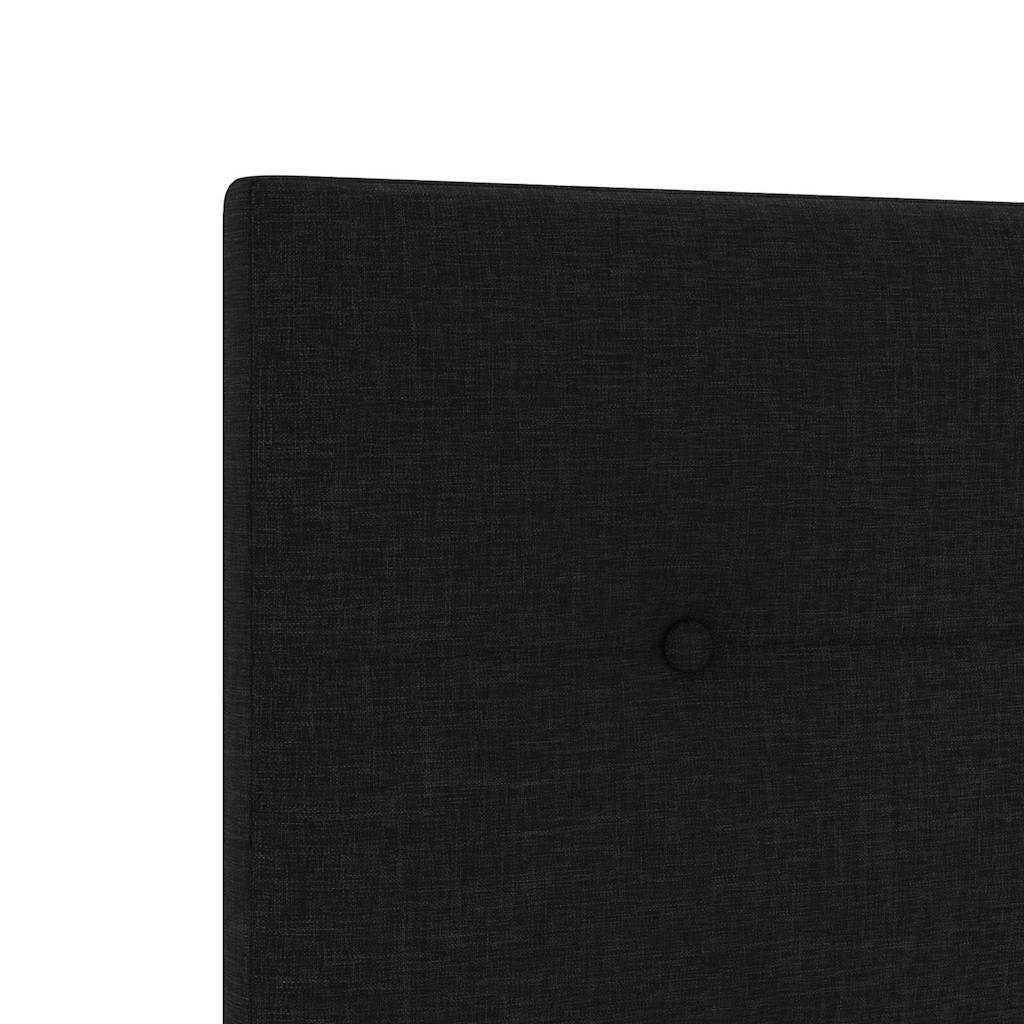 vidaXL LED Kopfteil mit LED-Lichtleisten Schwarz 160 cm Polyester