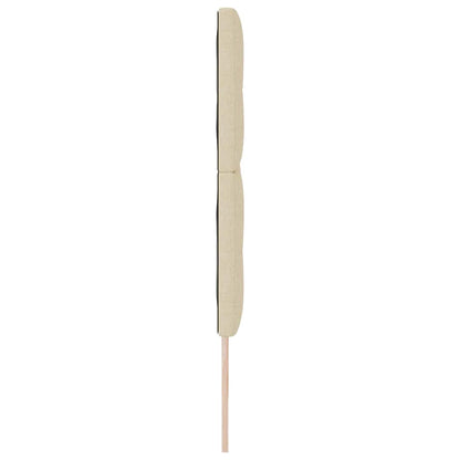 vidaXL LED Kopfteil mit LED-Lichtleisten Creme 180 cm Polyester