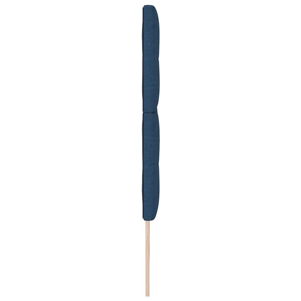 vidaXL LED Kopfteil mit LED-Lichtleisten Blau 200 cm Polyester
